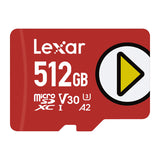 Lexar, PLAY,  UHS-1 Micro SDXC, 512GB, Memory Card