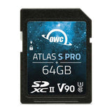 OWC, 64GB Atlas S Pro, SDXC UHS-II, V90 Media Card