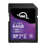 OWC, 64GB Atlas Ultra, SDXC V90 UHS-II Memory Card