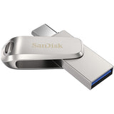 SanDisk Metal Dual Flash Drive, Type C, 64GB USB 3.1