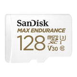 SanDisk MAX Endurance MicroSDXC, 128GB, U3, V30, C10, Full HD recording, w/Adapter