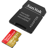 SanDisk Extreme PLUS microSDHC Memory Card, 128GB, Class 10/UHS-I,170/90MB/s, With Adapter