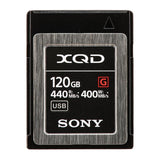 Sony Memory Card, XQD G Series, QD-G120F 120GB, 440Mb/s read, 400MB/s Write