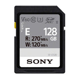 Sony Memory Card, 128GB, SFE128/T1, SDXC UHS-II SF-E SERIES,